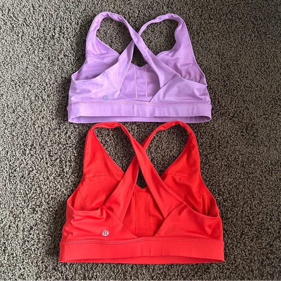 2 Lululemon sports bras size 8 - Picture 2 of 4